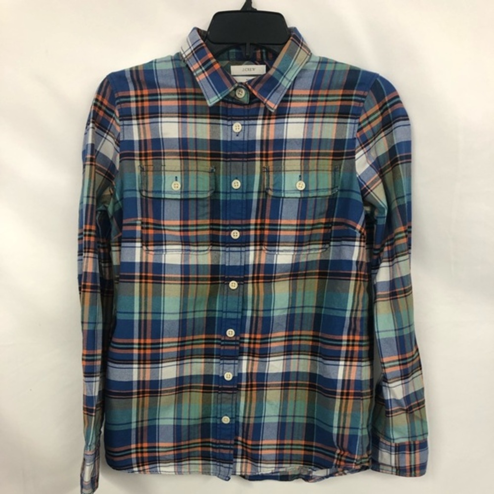 J CREW PLAID BOY SHIRT 2